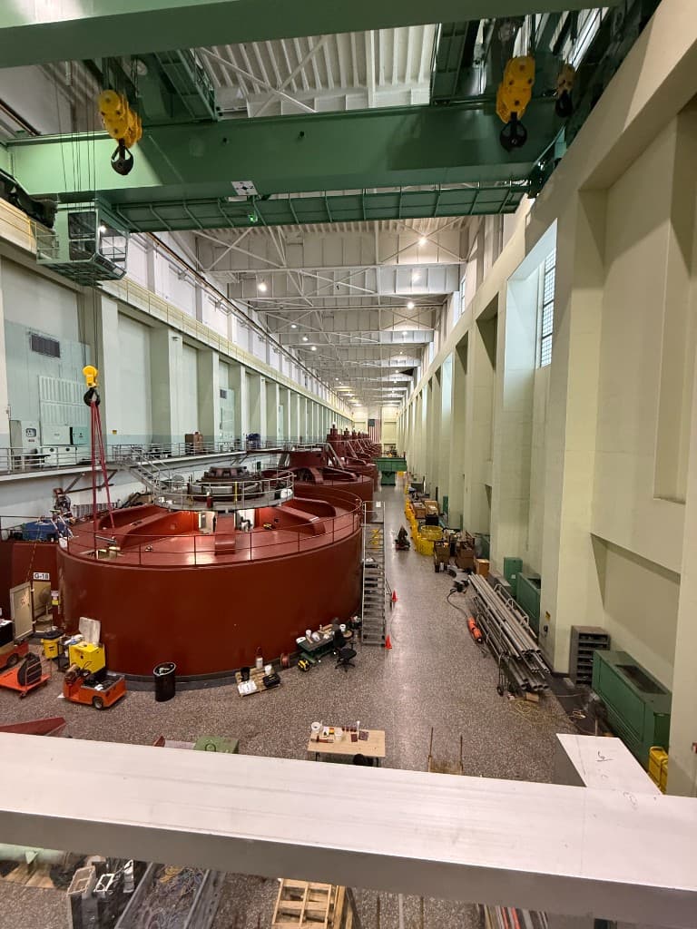 Generating units at Grand Coulee