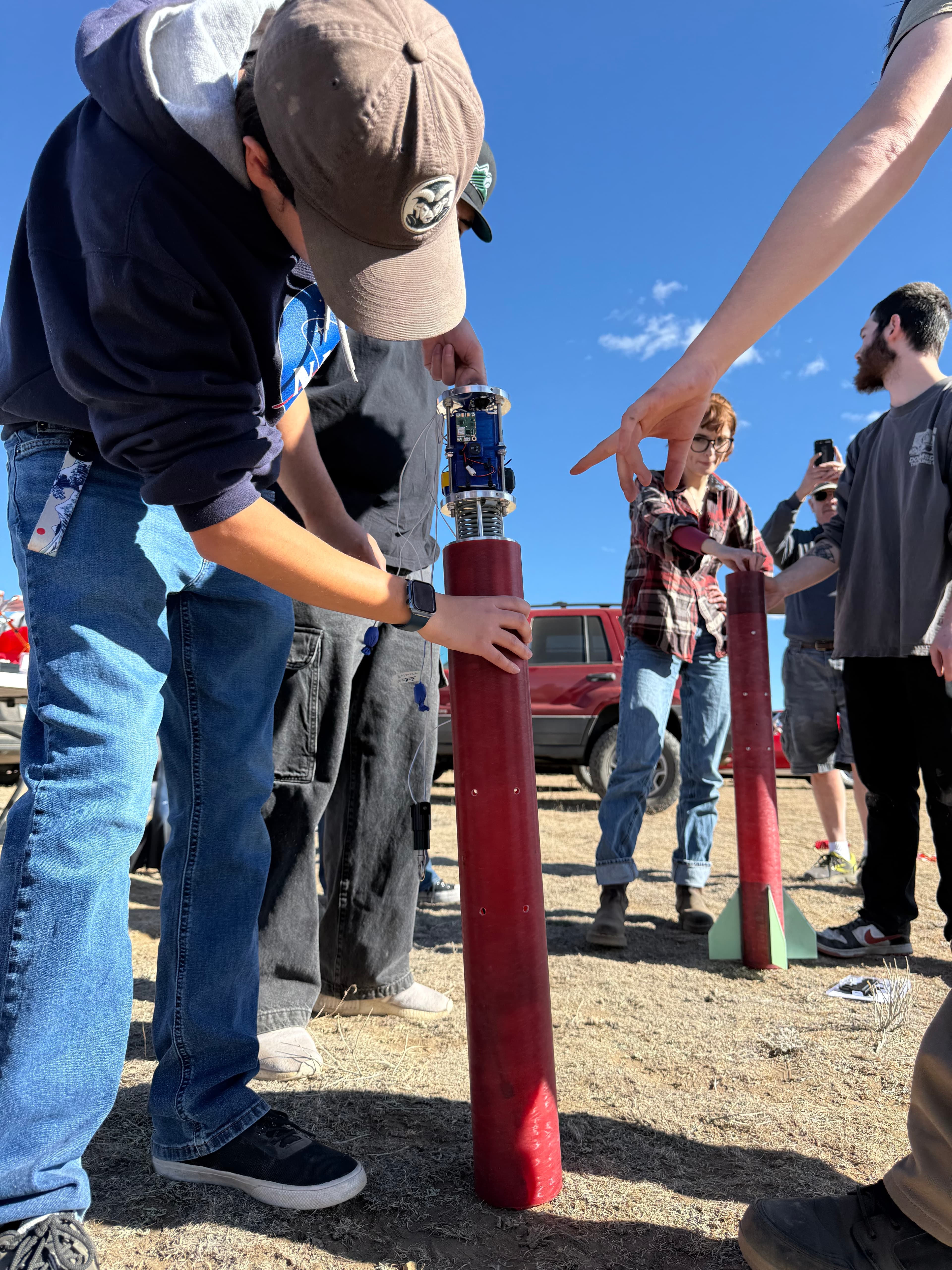 Subscale 1 rocket assembly