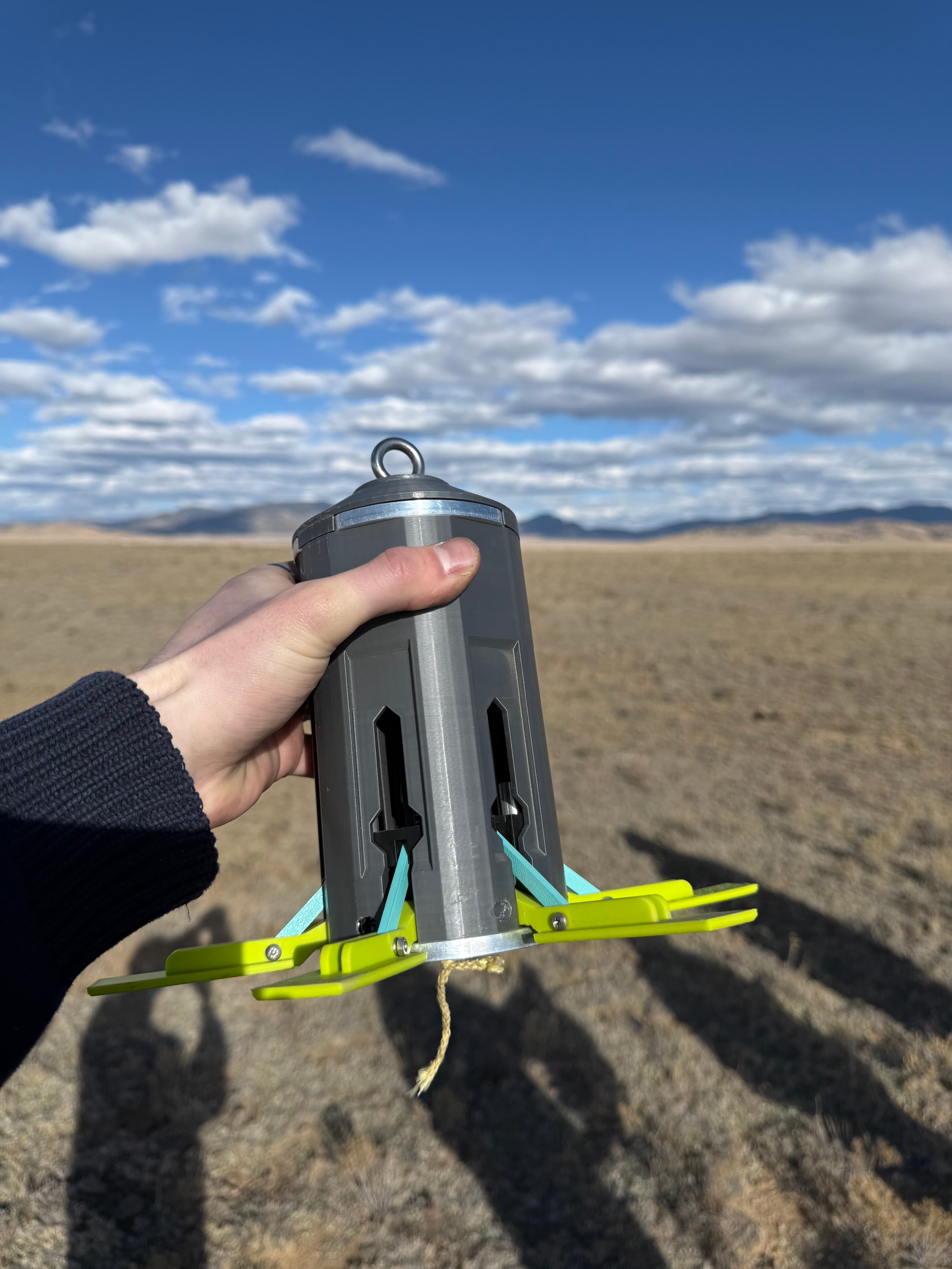 Subscale payload body after recovery